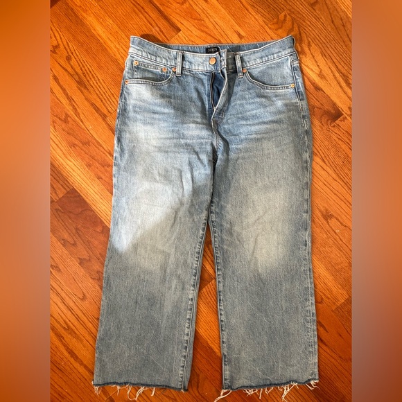 J.Crew 29P Wide-Leg Crop Jeans - Picture 6 of 7